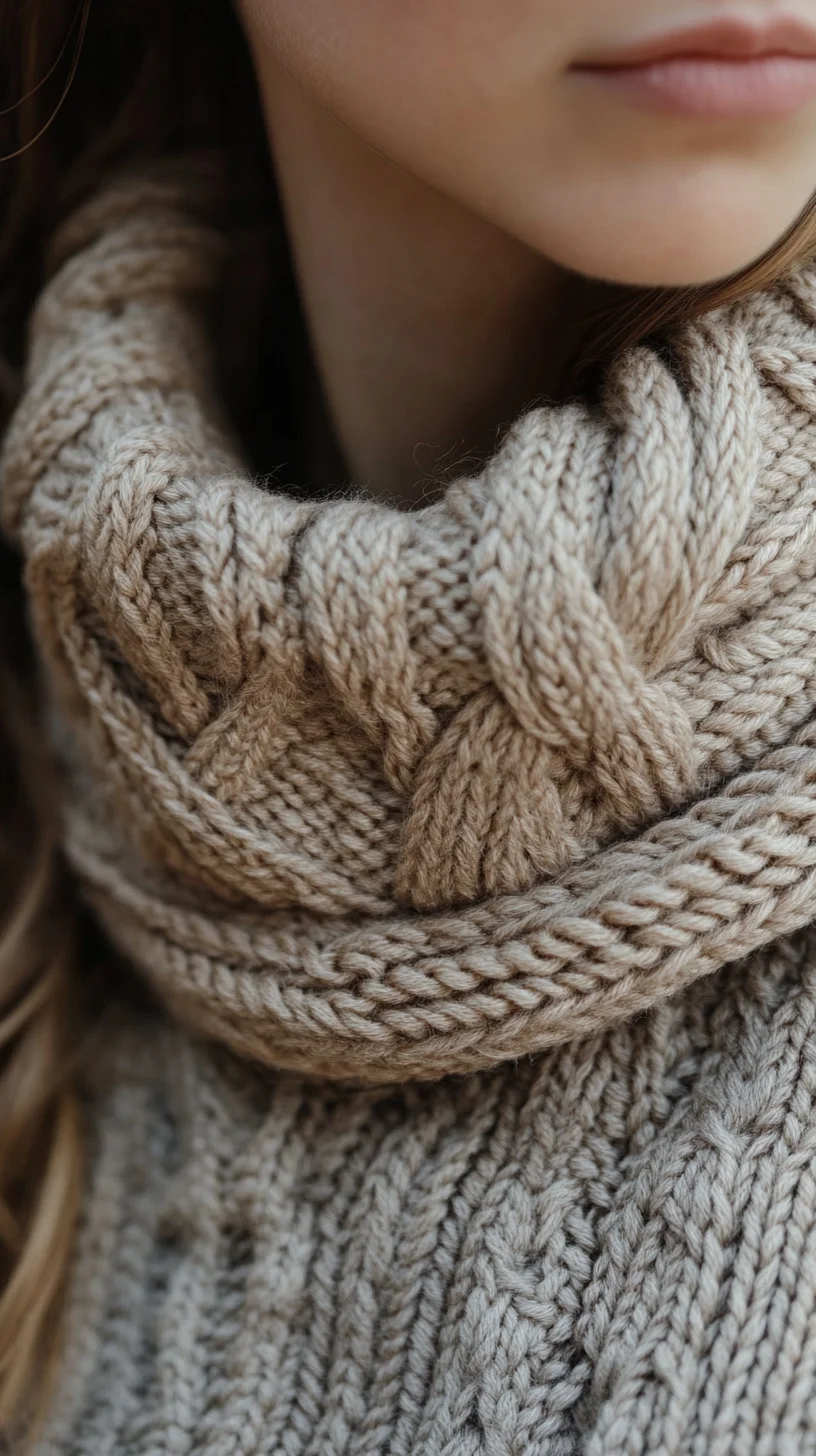 Cozy Textures: Elevate Your Winter Style with Chunky Knit Accessories