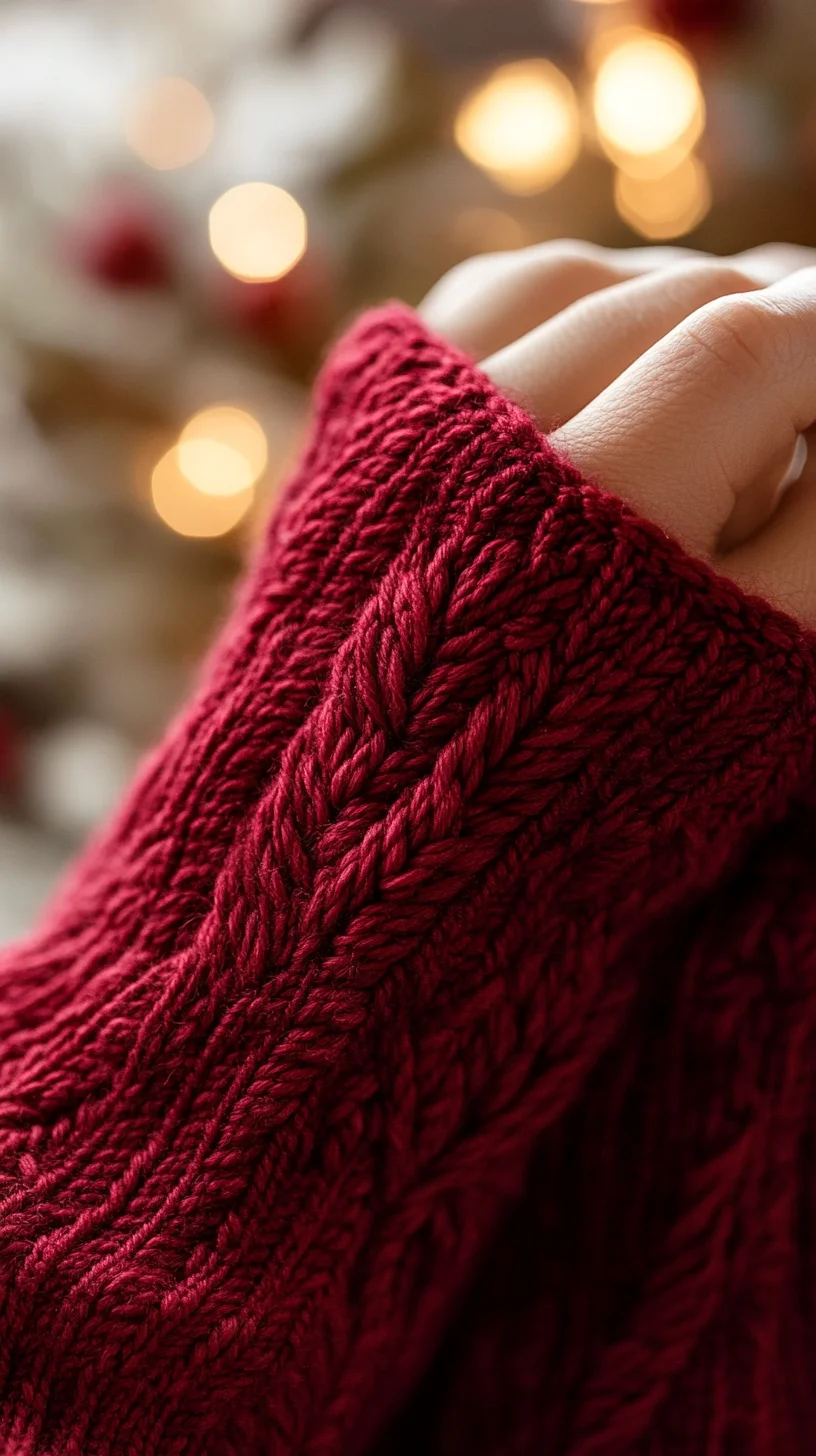 Cozy Up in Style: Embrace Knit Texture for a Warm Winter Vibe