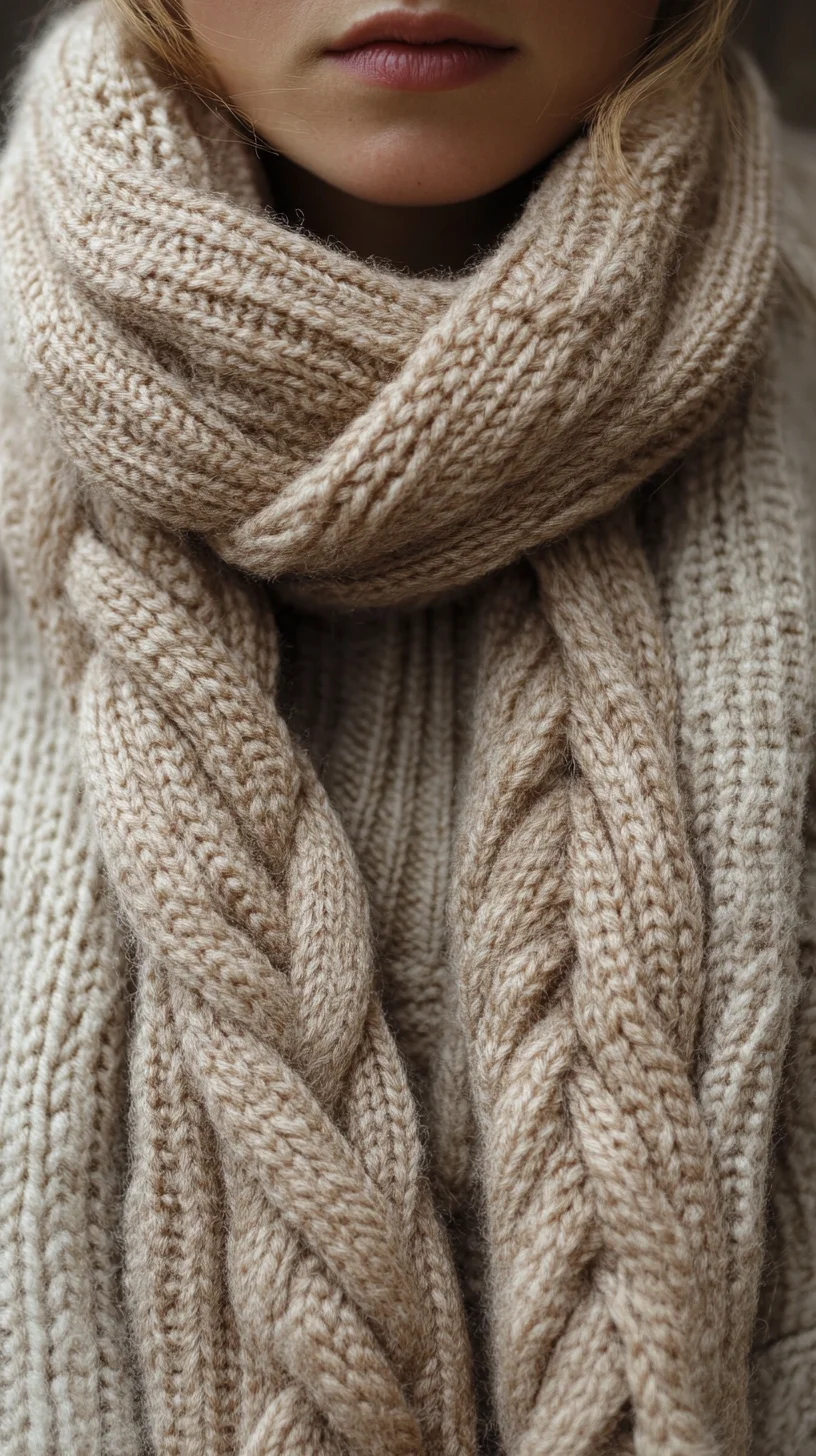 Cozy Up in Style: Mastering the Art of Chic Knit Scarves