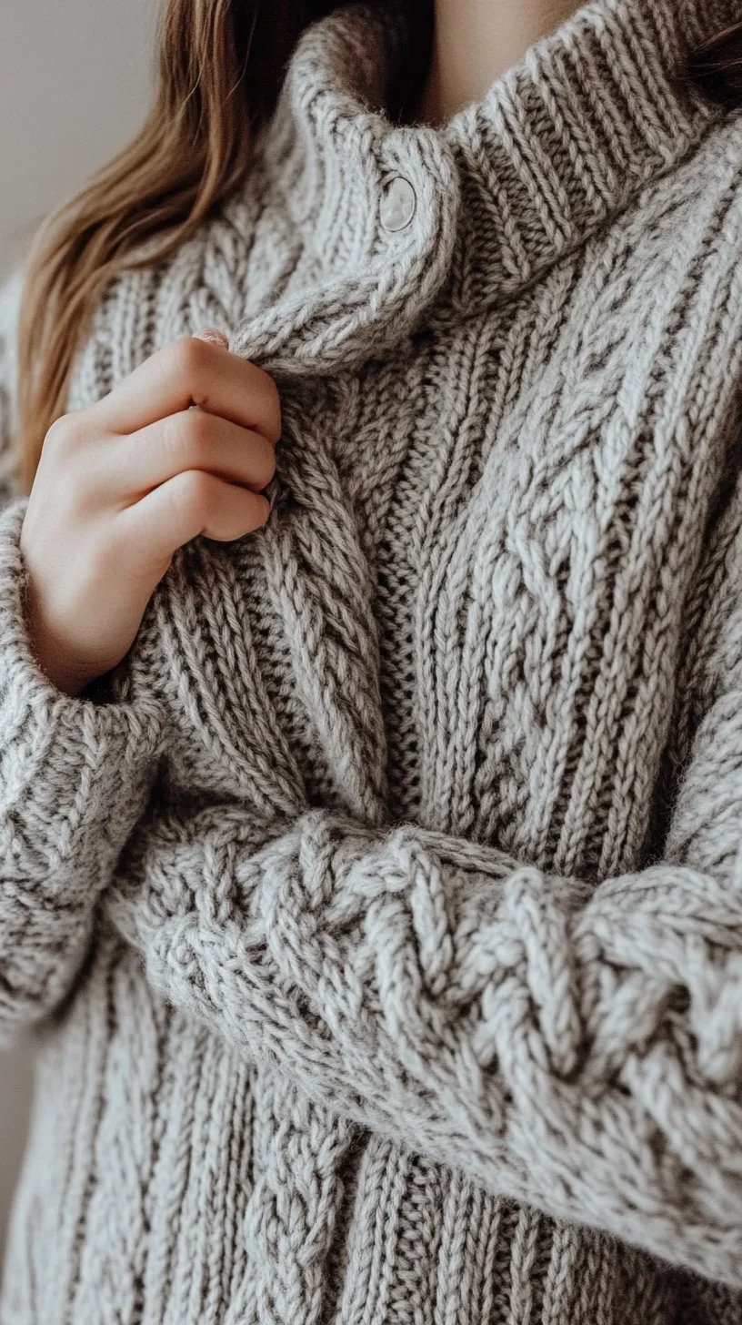 Cozy Up in Style: The Ultimate Chunky Knit Sweater for Effortless Autumn Chic