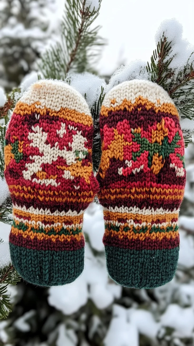 Cozy Up: Vibrant Knit Mittens That Elevate Your Winter Wardrobe