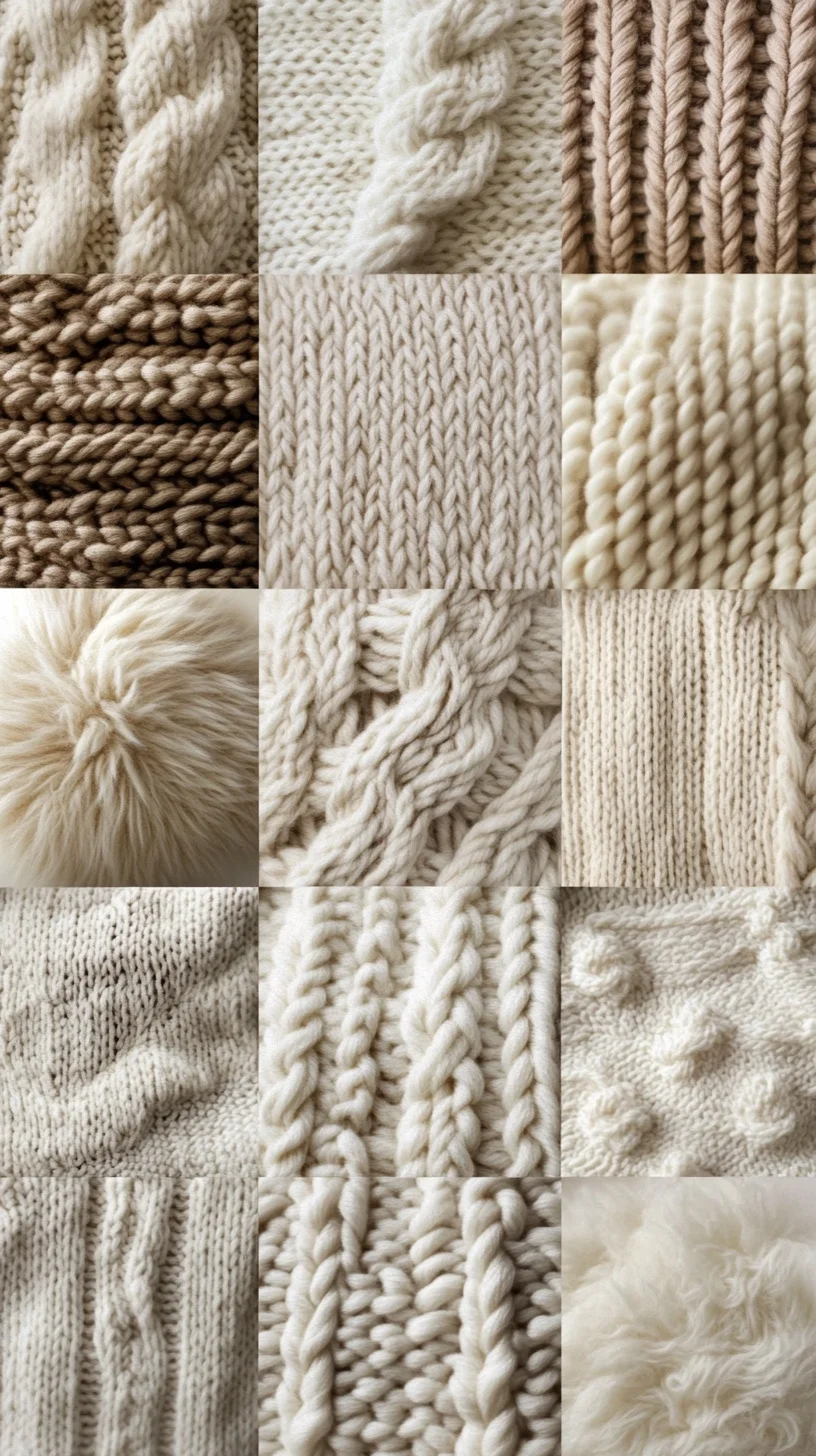 Cozy Up with Luxurious Knit Textures: The Ultimate Fall Aesthetic