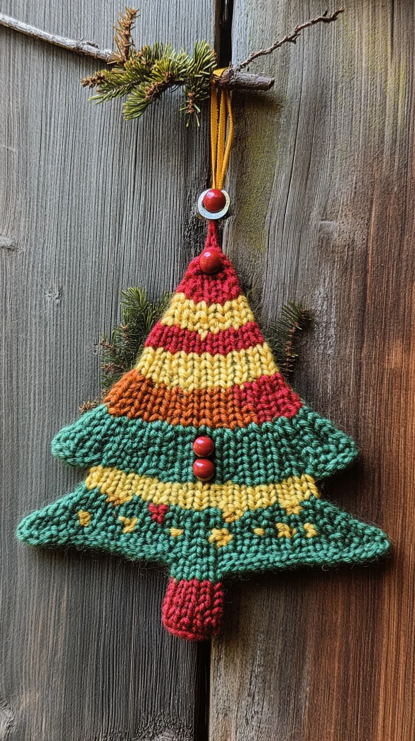 Craft Your Holidays with This Charming Handcrafted Christmas Tree Ornament