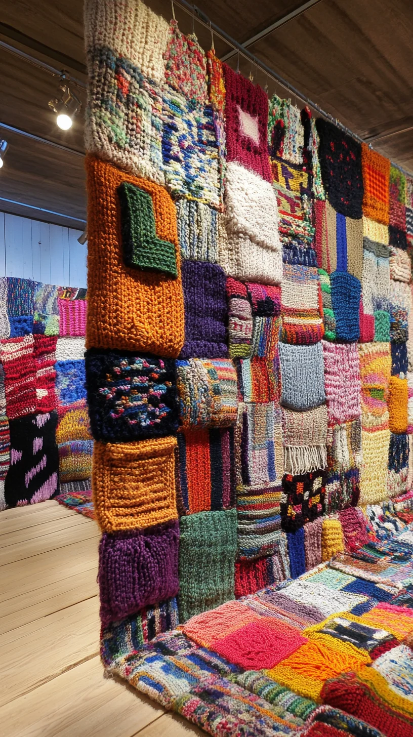 Crafty Textures: Embrace Colorful Knits for a Cozy Decor Statement