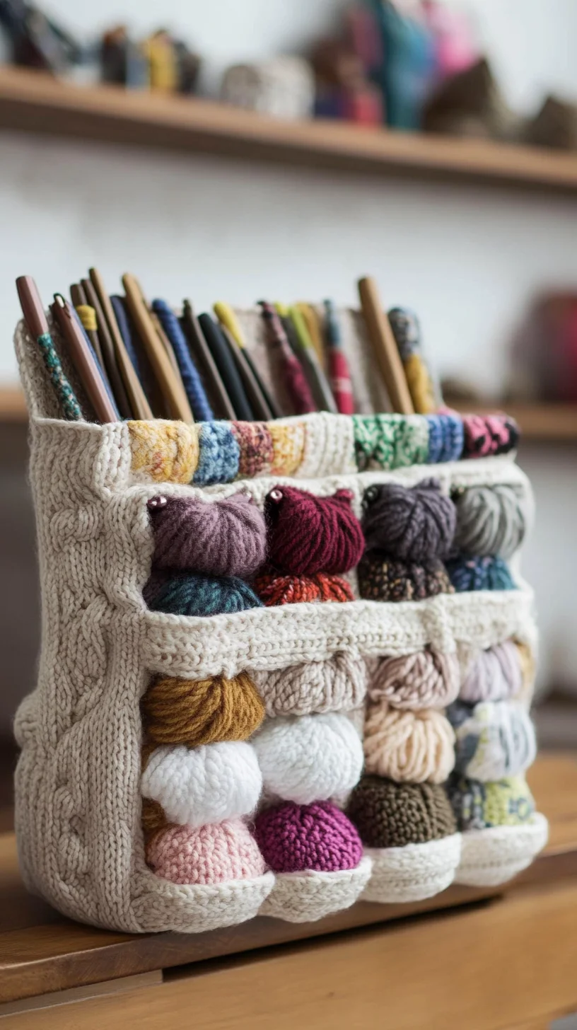 Creative Organization: A Cozy Yarn Storage Solution for Craft Enthusiasts