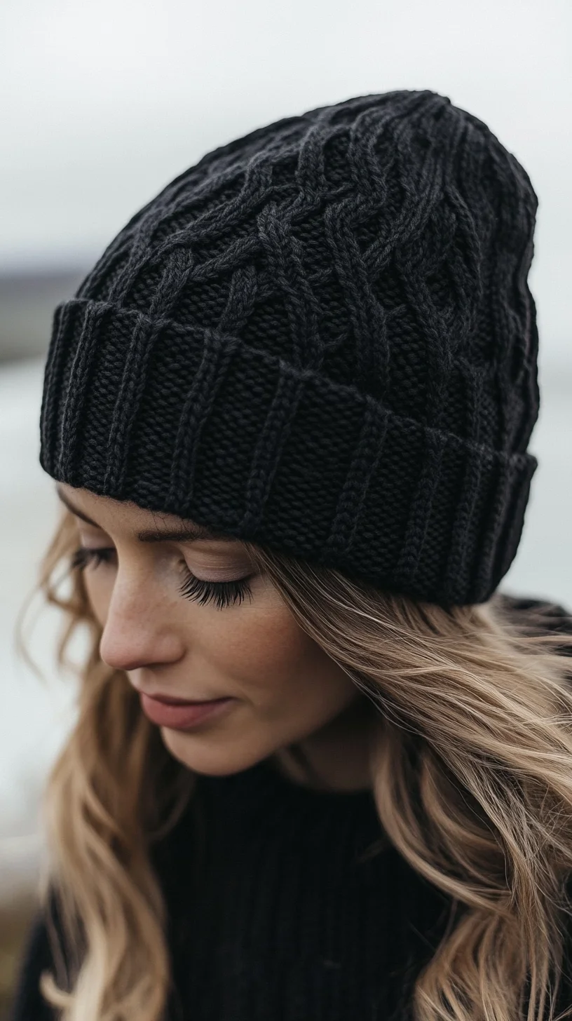 Effortlessly Chic: Elevate Your Look with a Cozy Knit Beanie