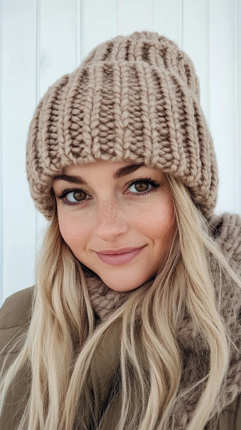 Effortlessly Chic: Embrace Cozy Vibes with This Hatted Winter Look