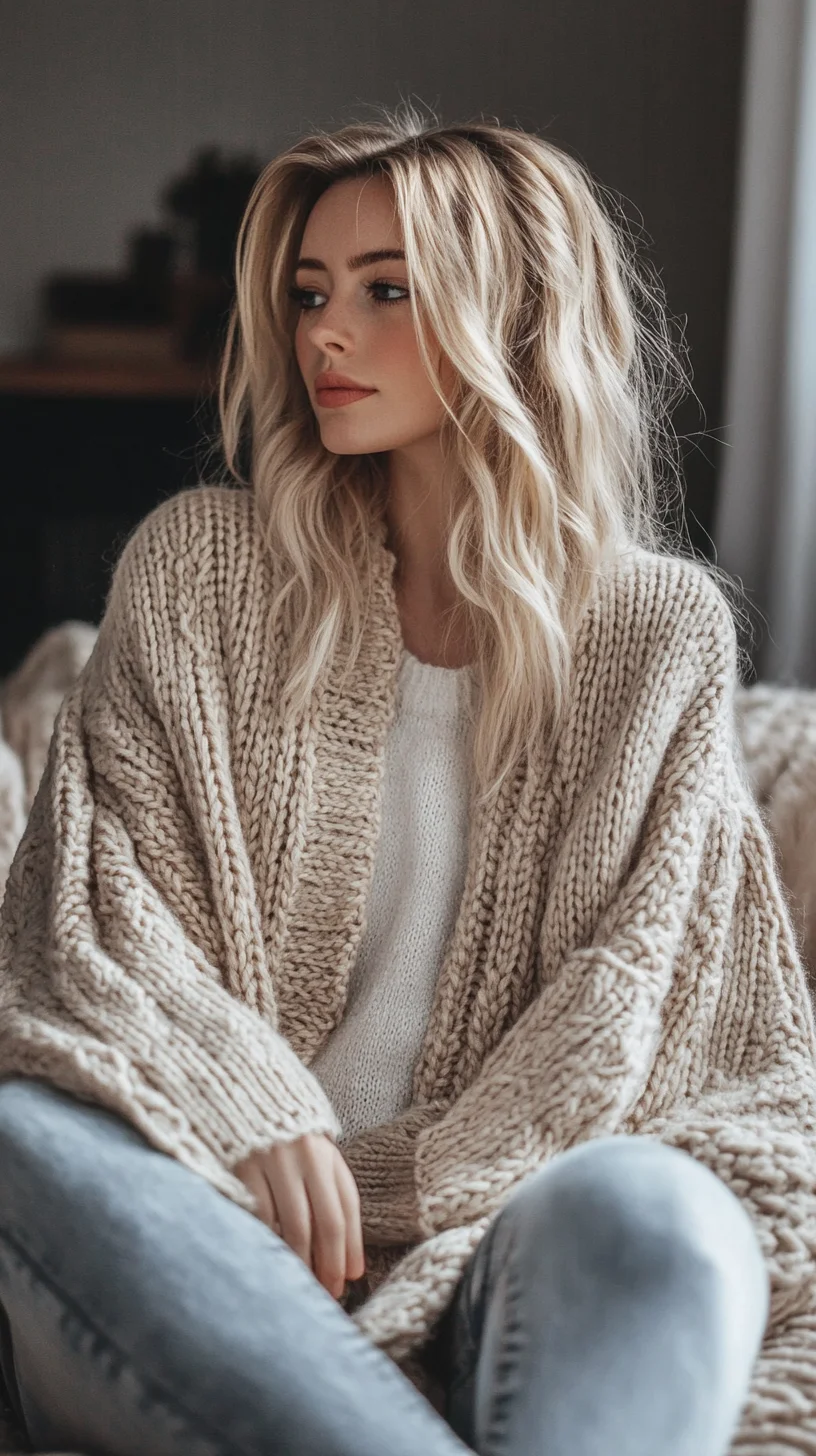 Effortlessly Chic: Embrace Soft Waves and Cozy Textures for Every Occasion