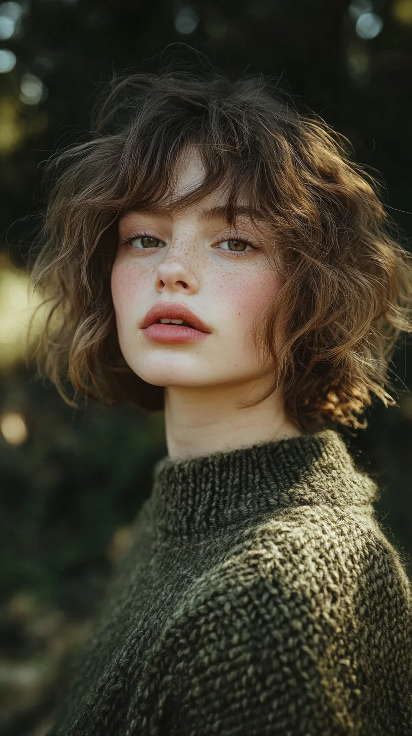 Effortlessly Chic: Embrace the Modern Tousled Bob for Natural Beauty