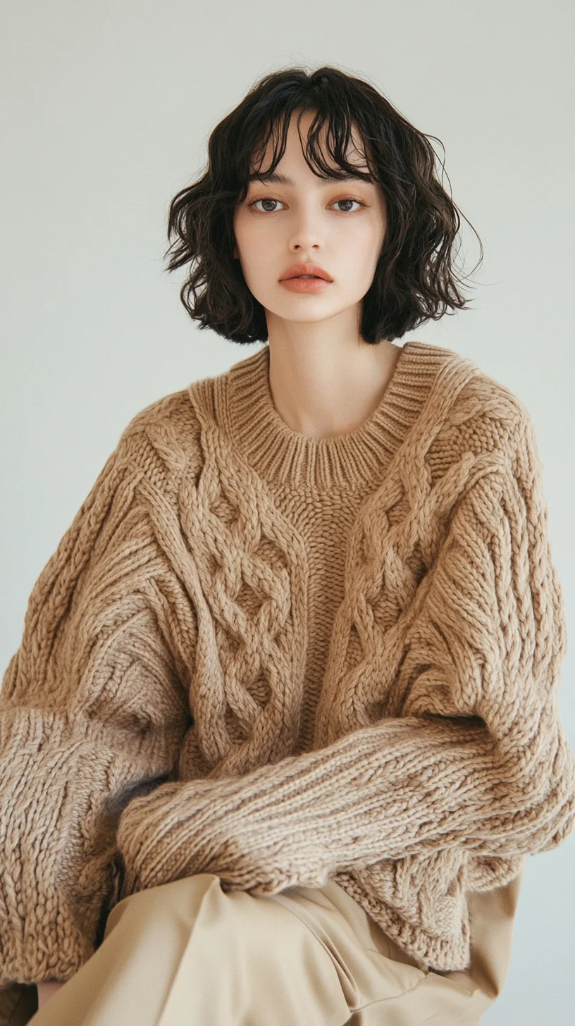 Effortlessly Chic: Embrace the Textured Bob with Soft Waves