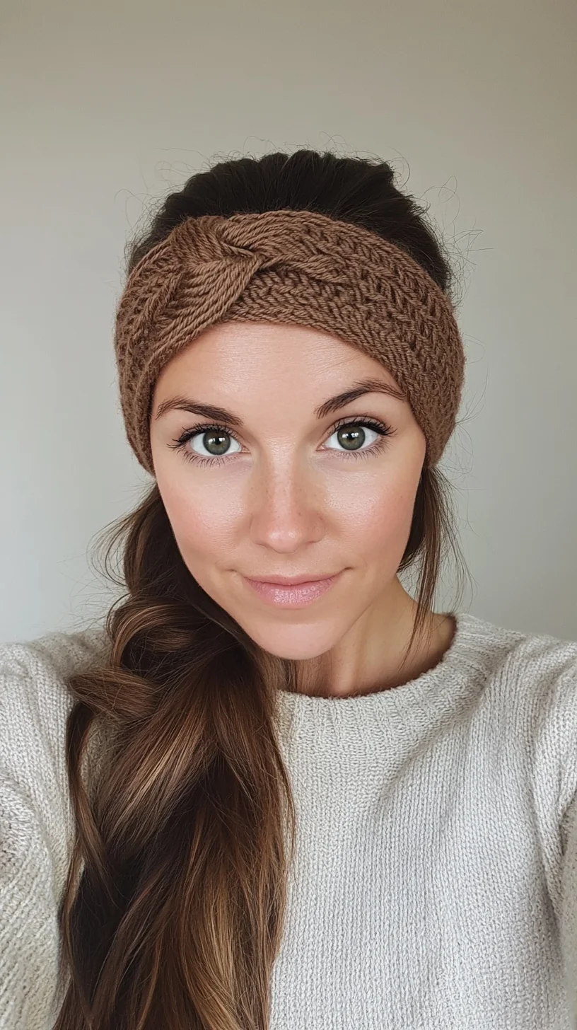 Effortlessly Chic: The Cozy Knotted Headband for Every Season