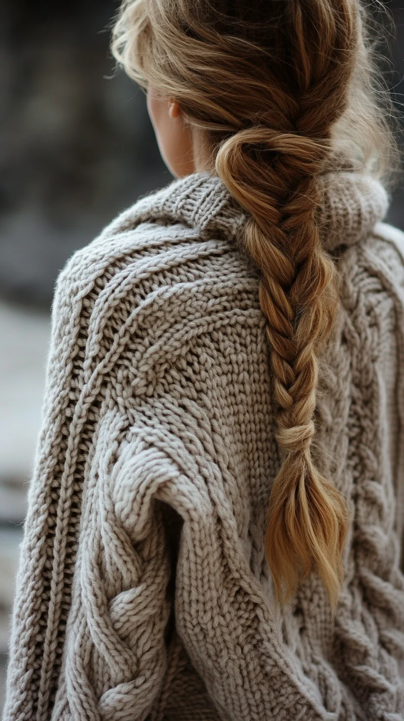 Effortlessly Chic: The Perfect Braided Hairstyle for Cozy Vibes