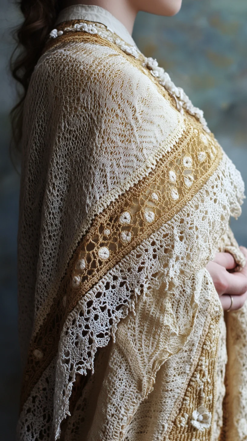 Elegant Vintage Crochet Shawl: A Timeless Touch for Any Occasion