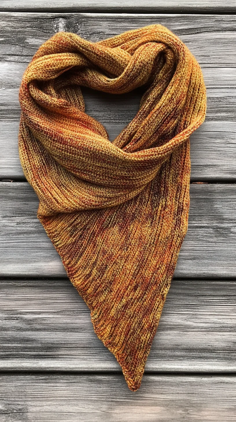 Elevate Your Look with a Gorgeous Autumn-Inspired Knitted Scarf