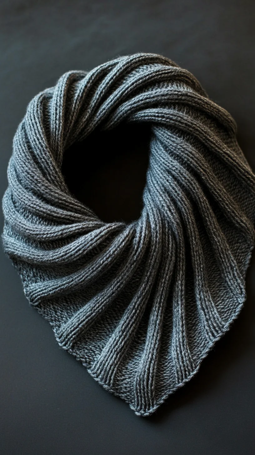 Elevate Your Look with This Chic Textured Knit Scarf