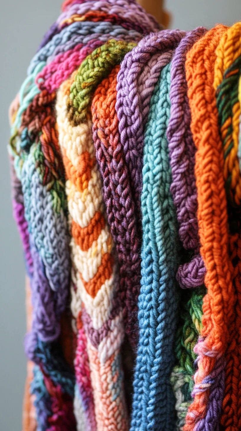 Elevate Your Look with Vibrant Knitwear: A Cozy and Colorful Statement Piece