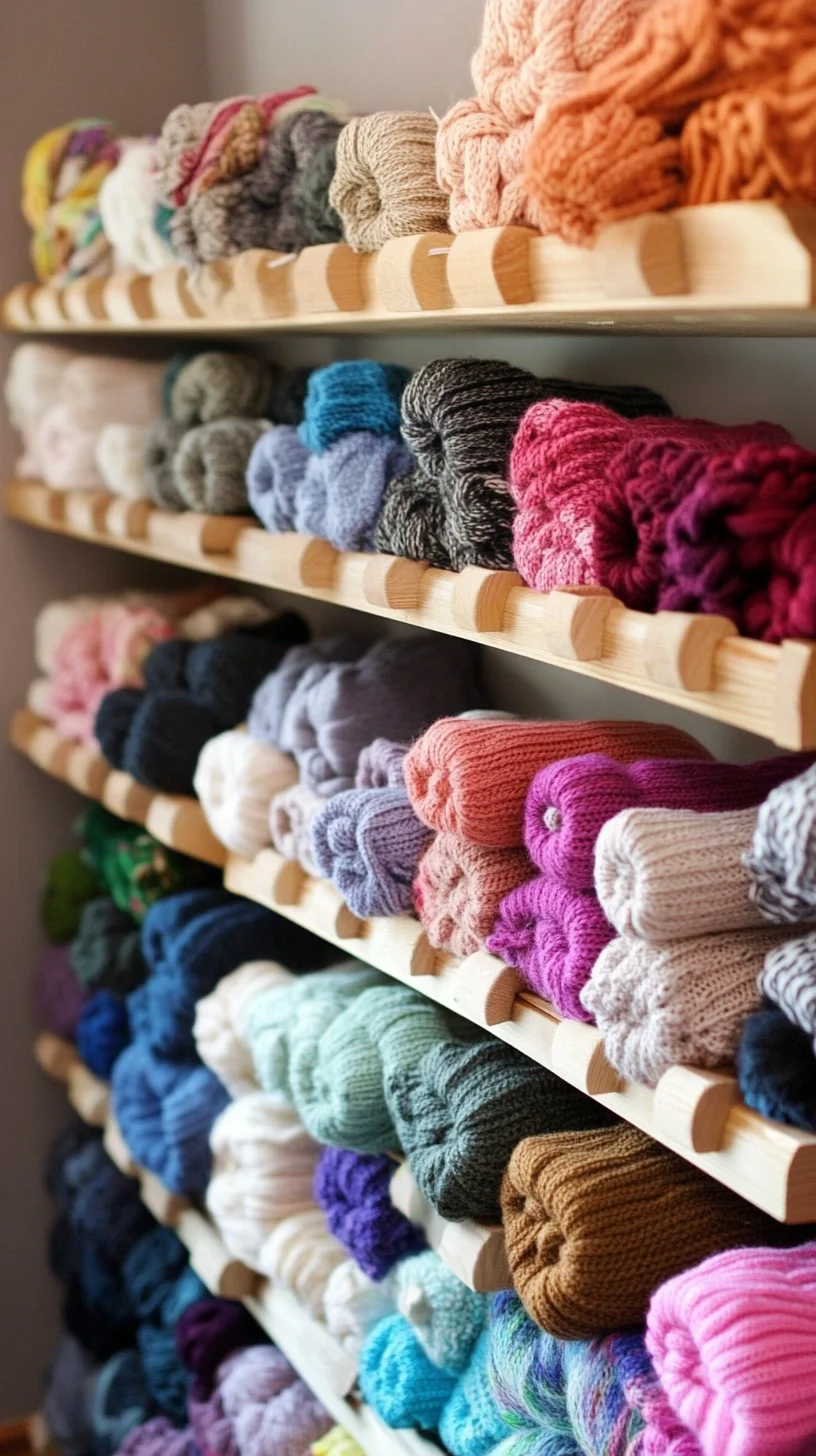 Elevate Your Space with Cozy Color: The Ultimate Yarn Organization Style