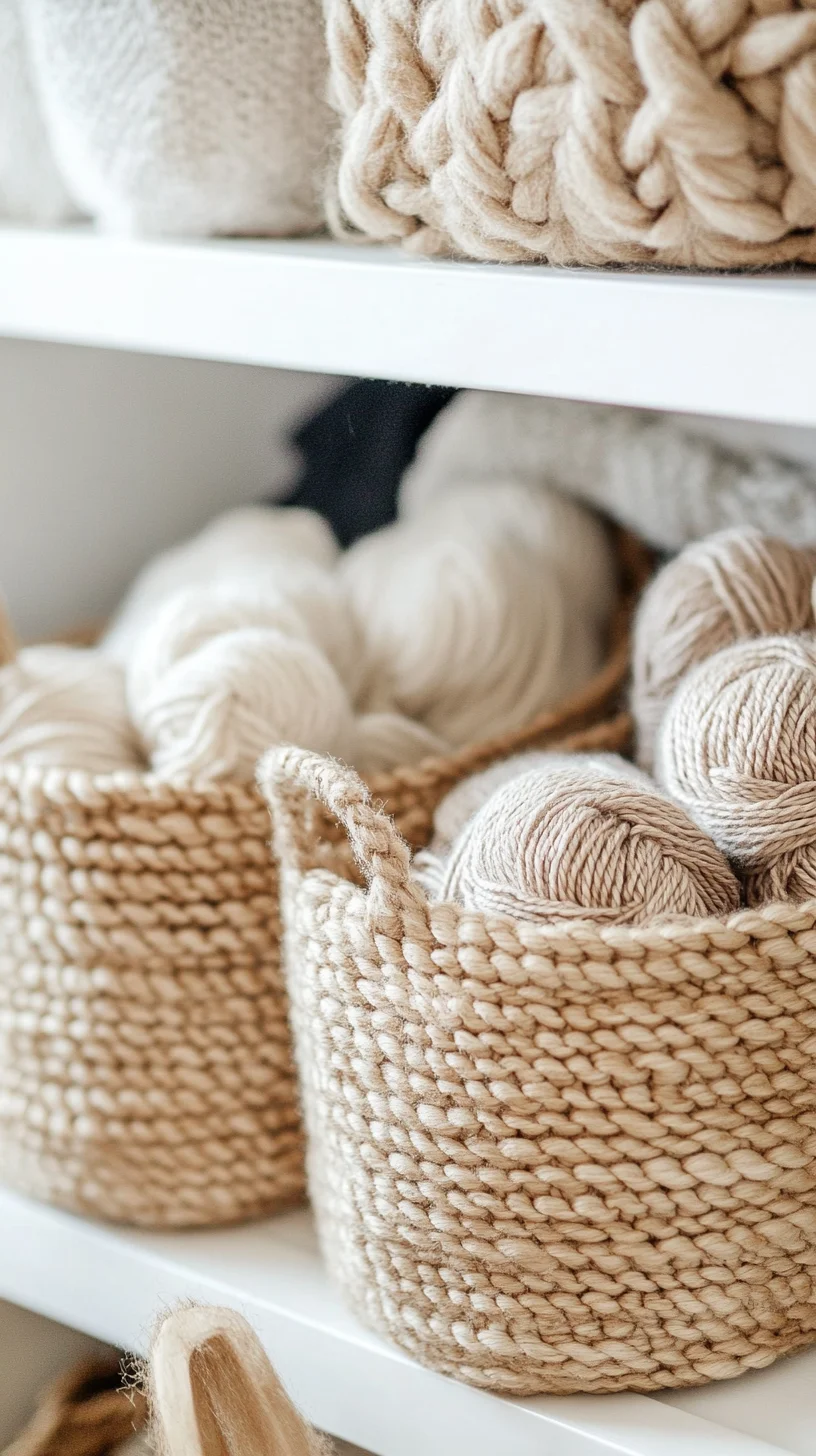 Elevate Your Space with Cozy Neutral Knits: A Boho-Inspired Organization Tip