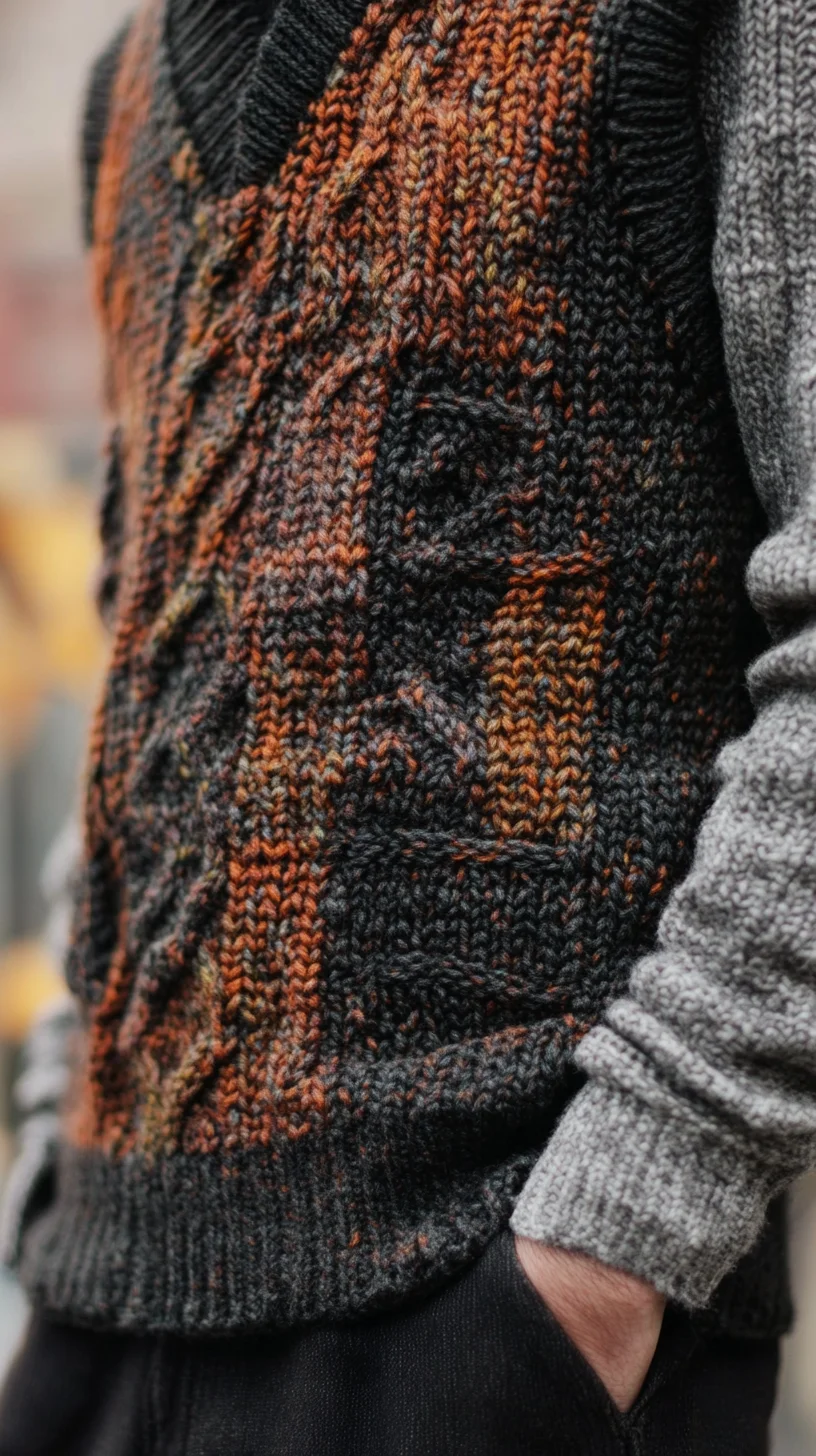 Elevate Your Wardrobe with This Cozy Knit Vest: Perfect Autumn Layering Piece