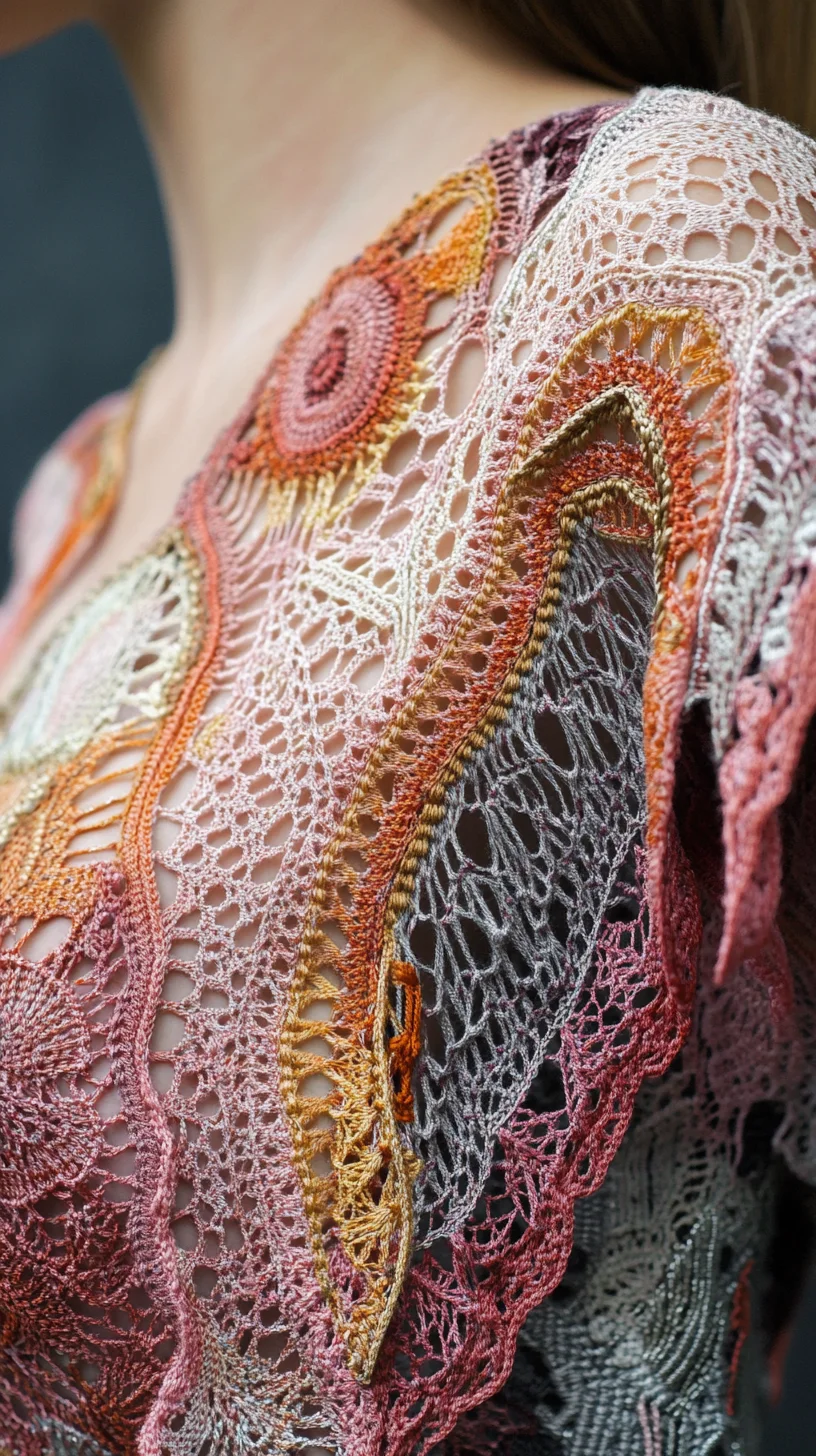 Embrace Boho Elegance with Intricate Crochet Textures