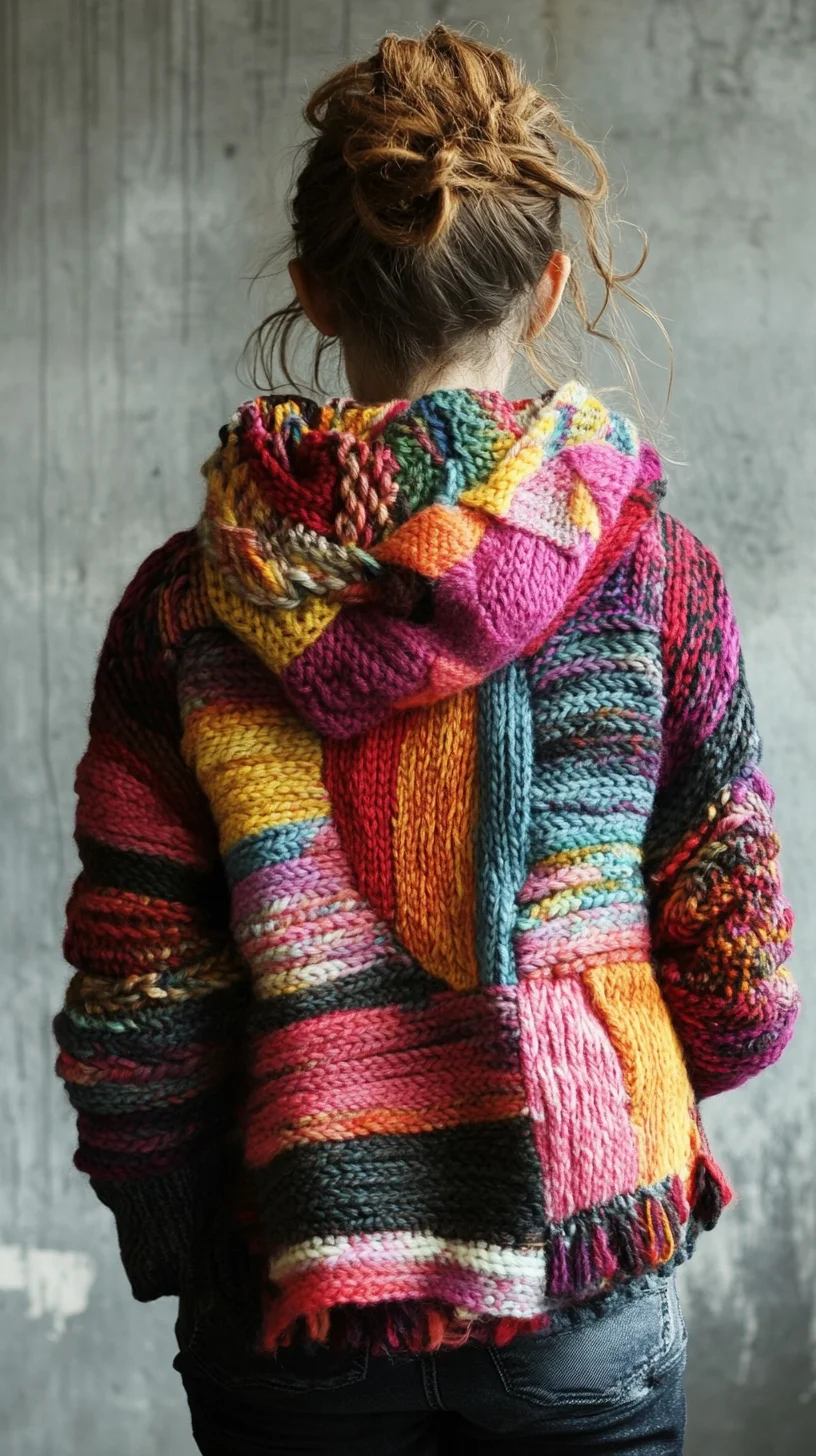 Embrace Bold Colors: The Cozy Bohemian Knit Style for Every Occasion