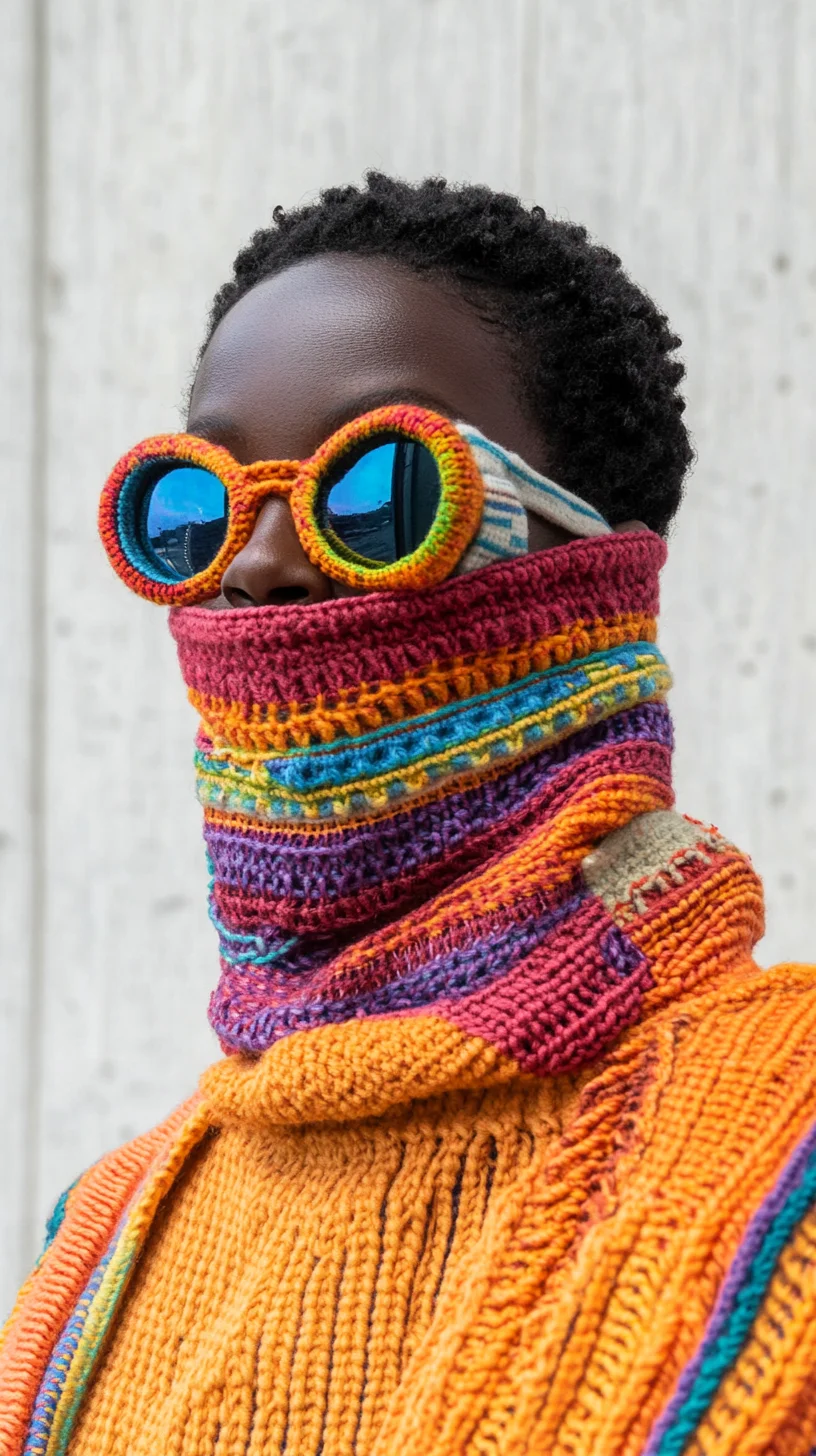 Embrace Bold Textures and Vibrant Colors for a Standout Winter Look