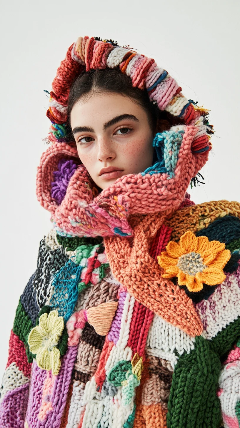 Embrace Bold Textures: The Ultimate Colorful Hand-Knit Fashion Statement