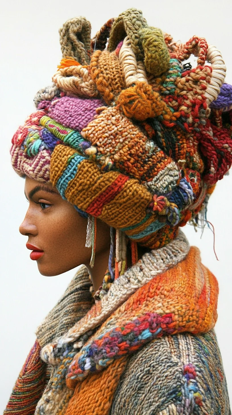 Embrace Boldness: The Stunningly Textured Turban Twist