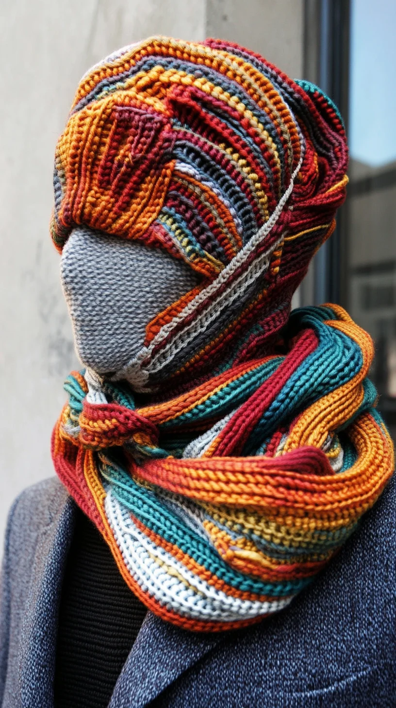 Embrace Colorful Layers: A Bold Knit Style Statement for Every Season