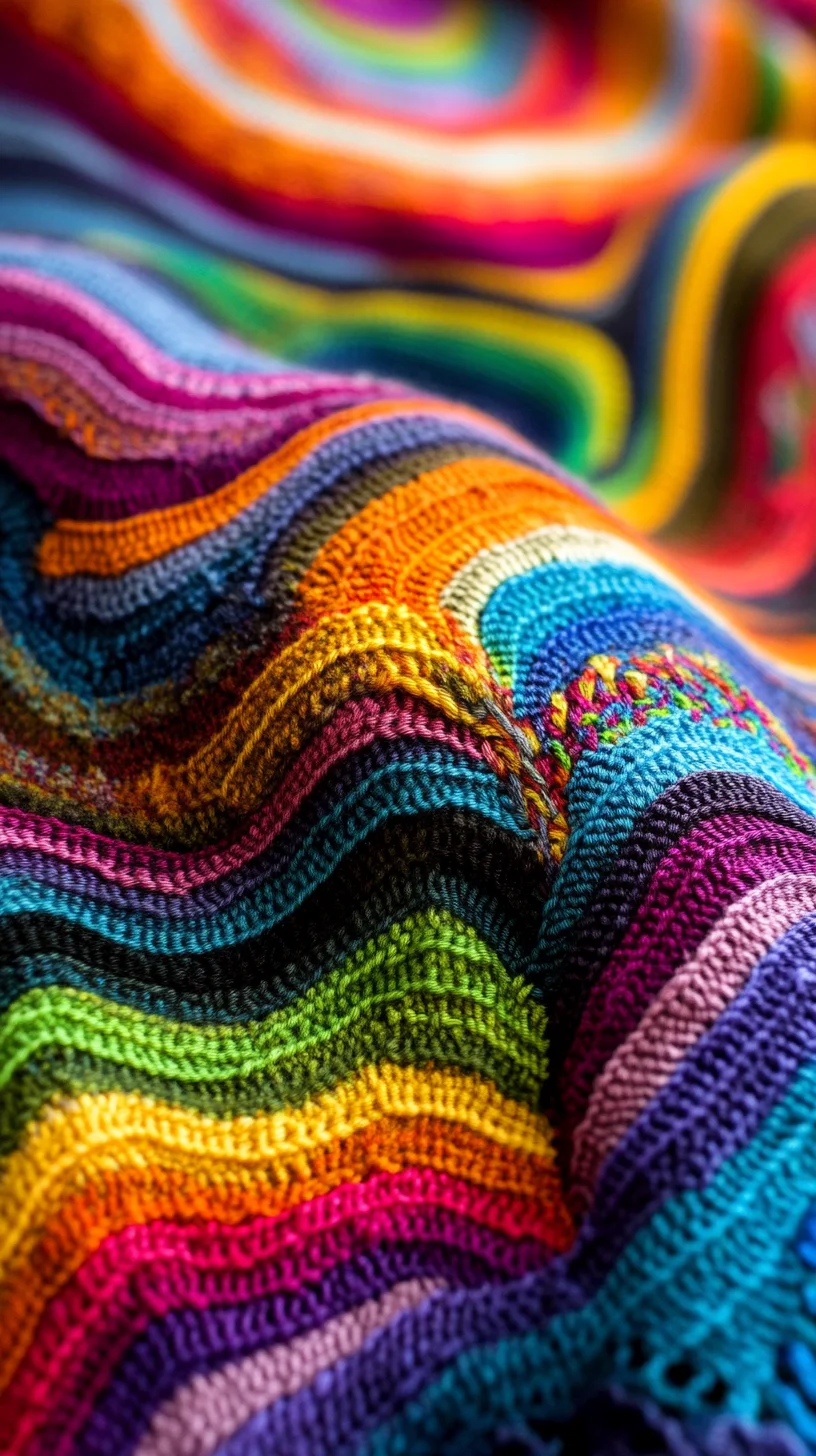 Embrace Colorful Whimsy: The Joy of Vibrant, Multicolored Knits