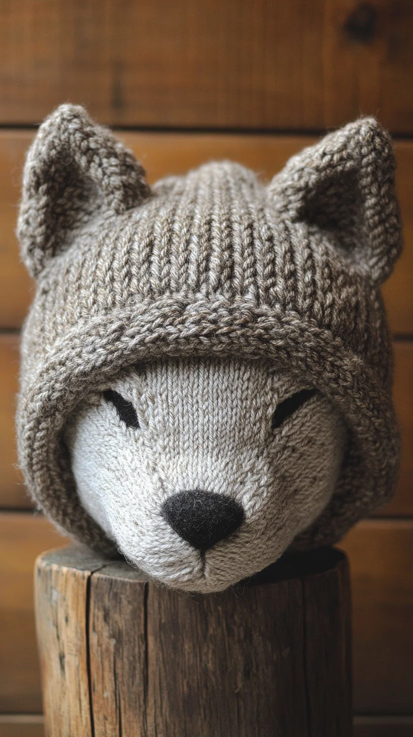 Embrace Cozy Chic: The Adorable Knit Animal Hat for Effortless Winter Style