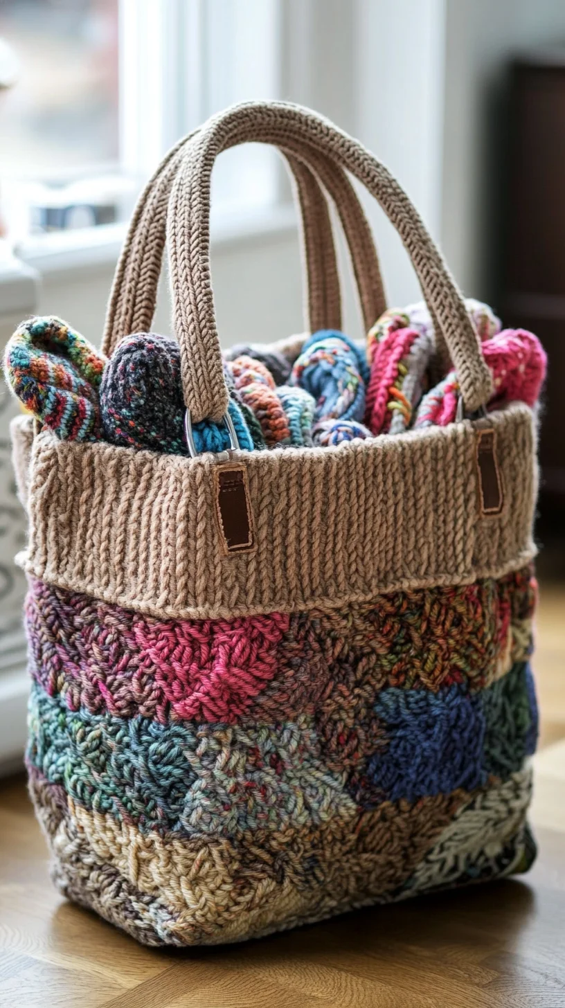 Embrace Cozy Chic: The Knit Basket Bag for Every Season