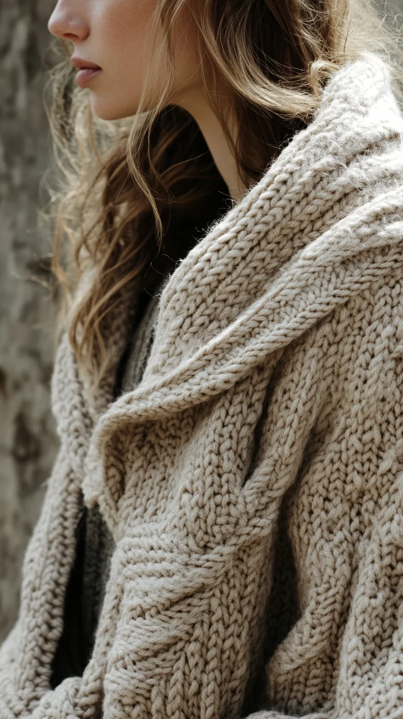 Embrace Cozy Elegance: Chunky Knits for Effortless Winter Style