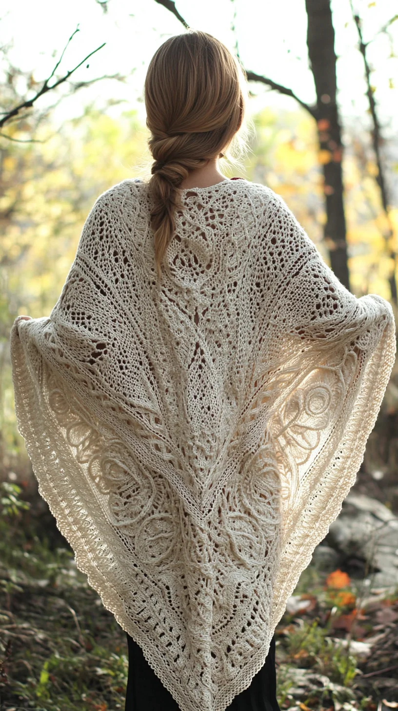 Embrace Cozy Elegance: The Perfect Knitted Poncho for Every Season