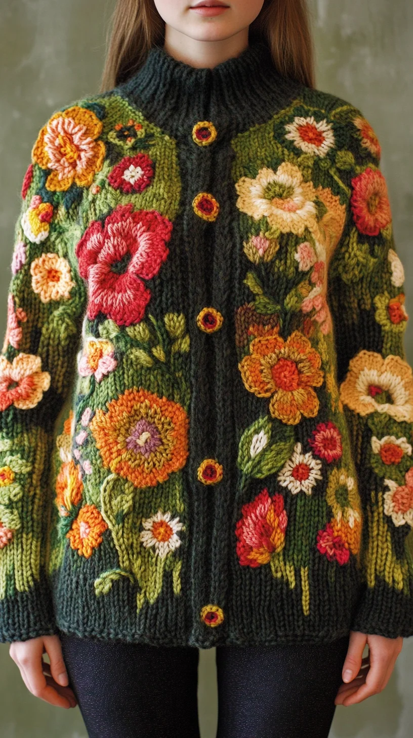 Embrace Cozy Elegance: Vibrant Floral Knitwear for Every Season