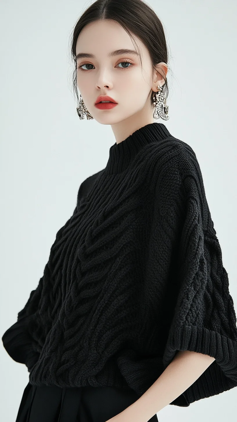 Embrace Cozy Elegance with Chunky Knit Style for Effortless Chic