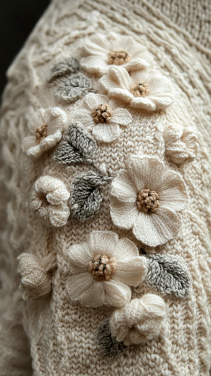 Embrace Cozy Elegance with Floral Knitwear: A Stitch of Charm