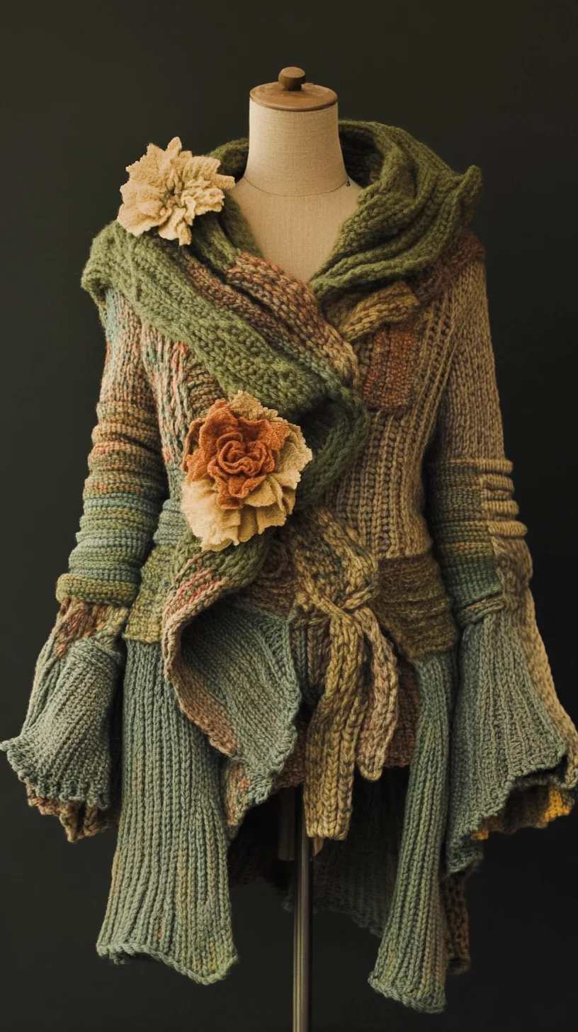 Embrace Cozy Elegance with Handmade Textured Knitwear: Perfect for Any Season!