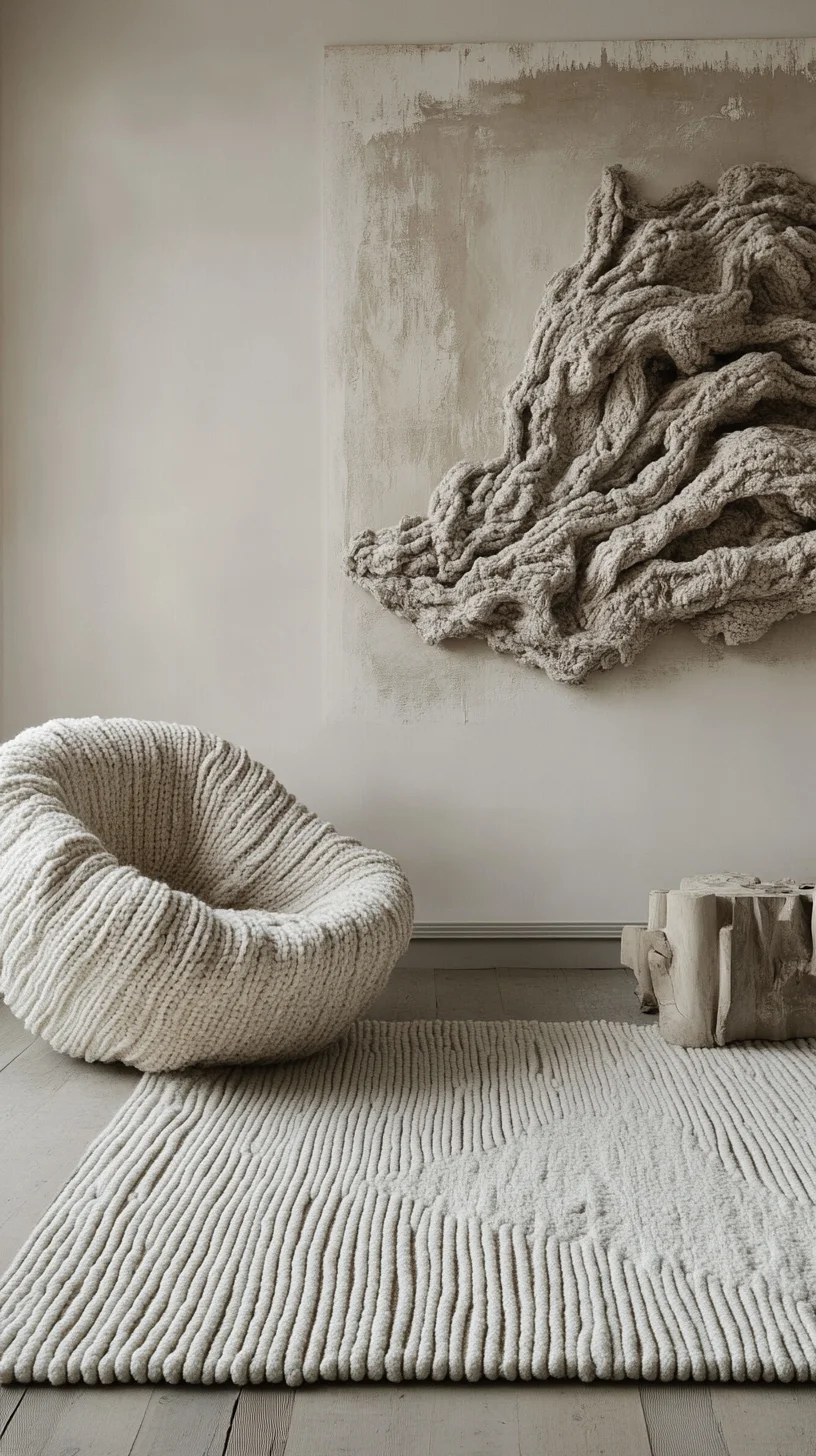 Embrace Cozy Minimalism with Textured Elegance in Your Space