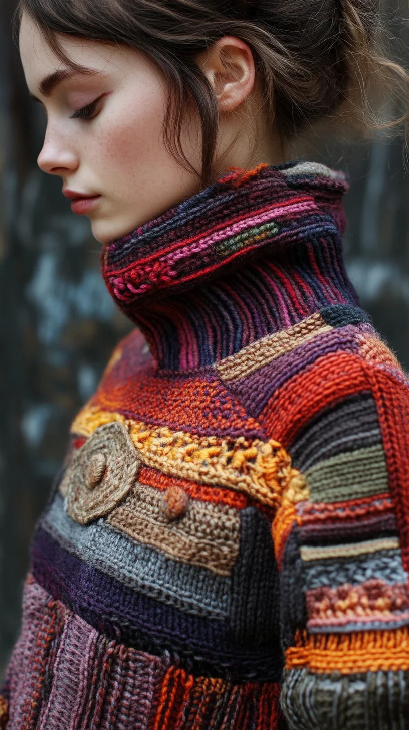 Embrace Cozy Vibes with a Colorful Knit Sweater Style