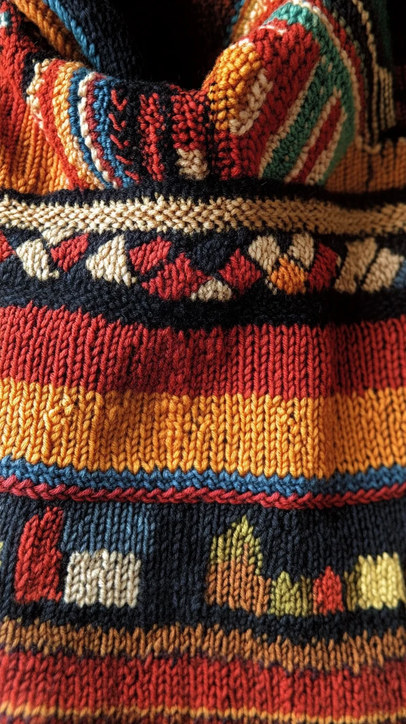 Embrace Cozy Vibes with This Vibrant Textured Knitwear Style