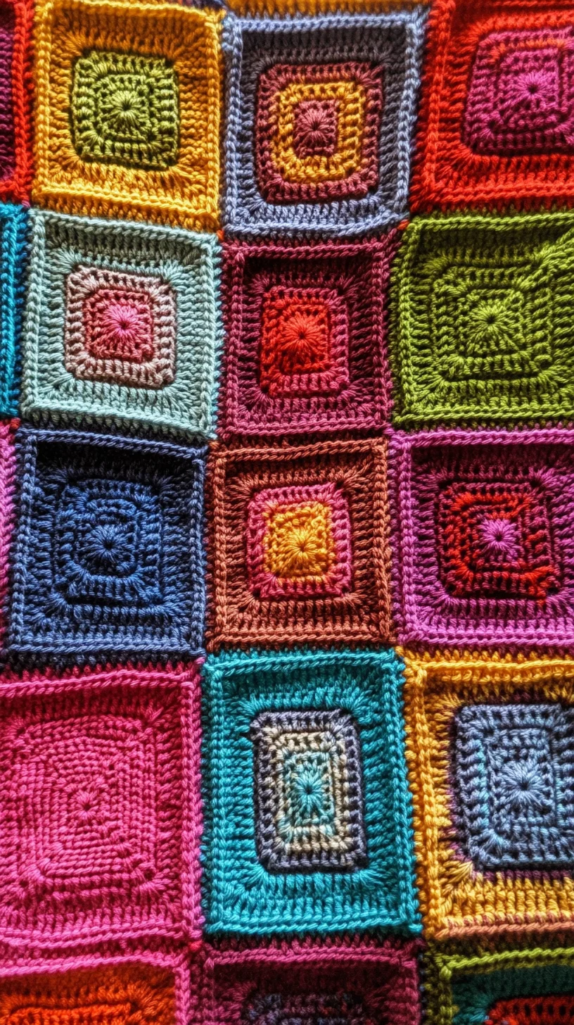 Embrace Cozy Vibes with Vibrant Granny Square Crochet Patterns