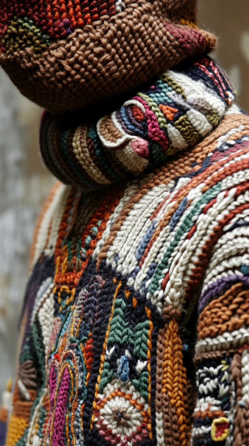 Embrace Eclectic Vibes with Bold, Textured Knitwear This Season