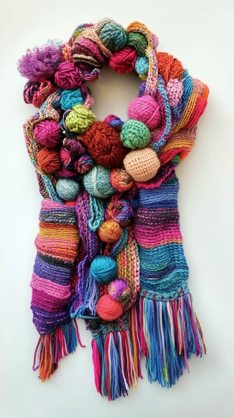 Embrace Playful Vibes with a Colorful Knit Scarf Mary Poppins Would Adore!