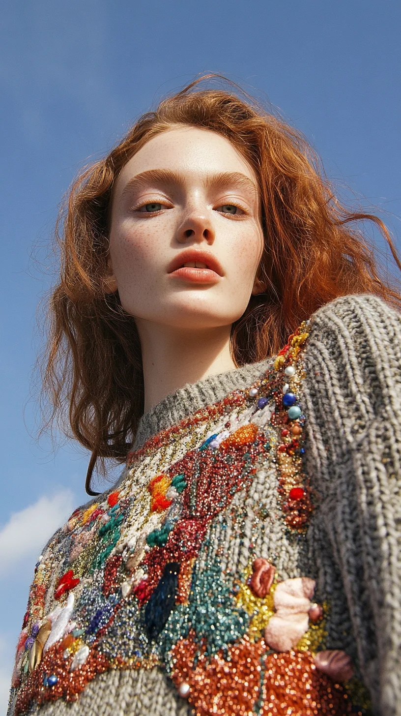 Embrace the Boho Chic Vibe with Textured Waves and Vibrant Accents