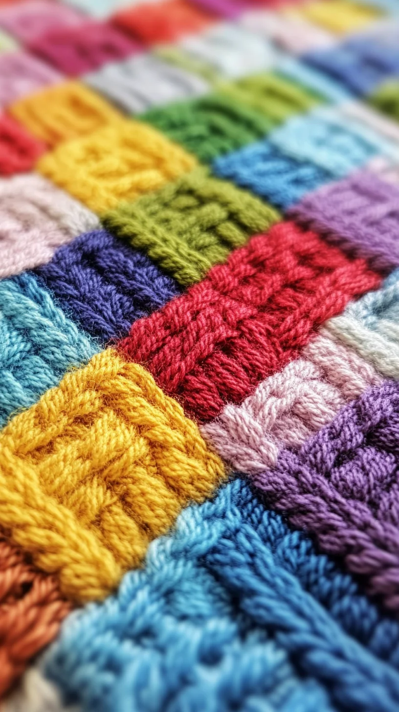 Embrace the Colorful Knit Vibes: A Cozy, Handmade Masterpiece for All