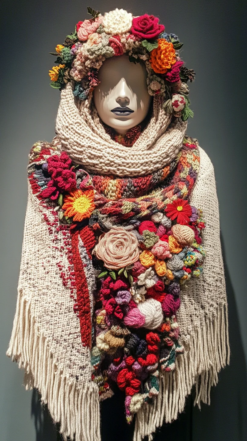 Embrace the Floral Fantasy: A Whimsical Knitwear Masterpiece