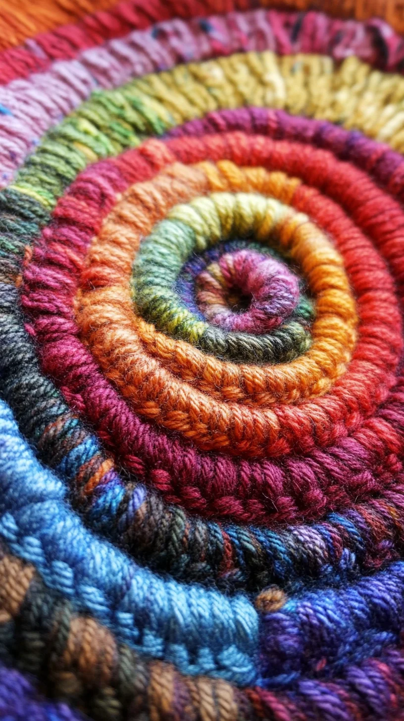 Embrace the Vibrant Spiral: A Colorful Technique for Unique Style Statements