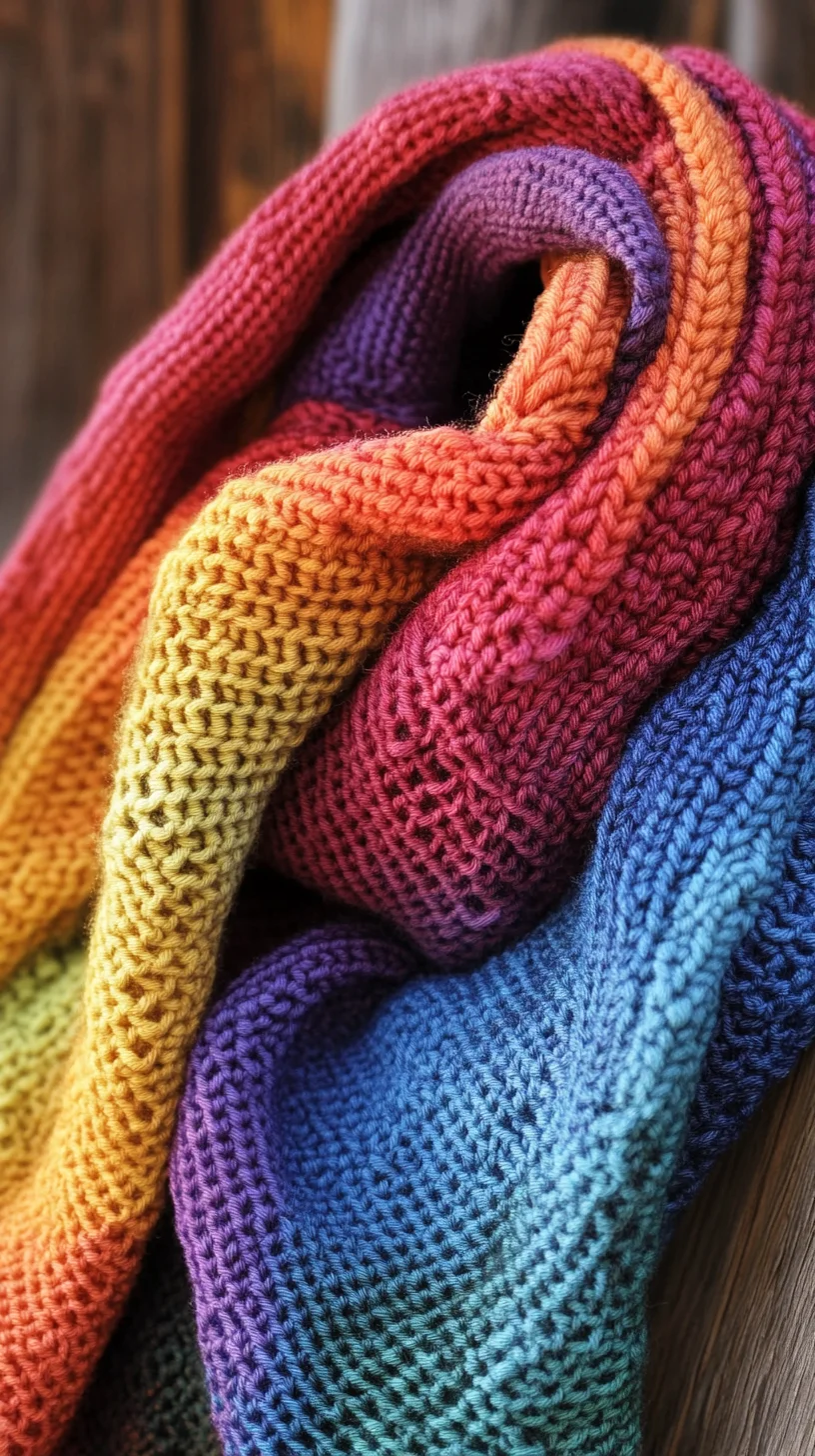 Embrace Vibrance: The Allure of Rainbow Knits for Cozy Style