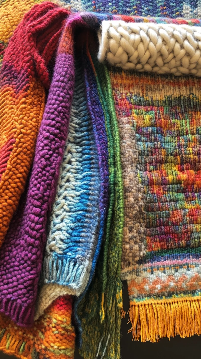 Embrace Vibrancy: Elevate Your Space with Cozy, Textured Throws